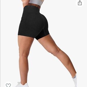 Black biker shorts size M